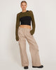 Imagen de Hanita Bolero Top en Verde Oliva