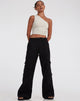 imagen de Hansa Cargo Trouser en Rami Negro