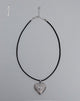 Imagen de Harley Cord Heart Locket Necklace by Gemini Jewels
