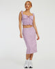 Imagen de Harriet Falda Midi en Ditsy Rose Lila