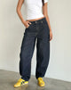 Imagen de High Rise Barrel Jean en Indigo