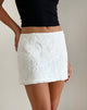 imagen de Nisya Skirt in Textured Floral White