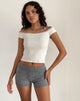 imagen de Husan Hot Pants en Knit Grey