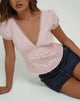 Imagen de Ilias Corset Top de popelina rosa claro