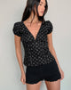 Imagen de Ilias Corset Top en Basic Polka Negro