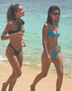 imagen de la braguita de bikini Leyna en azul brillante