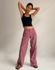 Imagen de Gemma Low Rise Cargo Trouser en lino malva