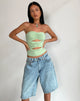 Imagen de Dayu Bandeau Crop Top en Silver Sage