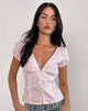 Imagen de Inasha Top en rosa caramelo raya vertical pequeña