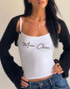 Imagen de la camiseta Isa en blanco con bordado Mon Cheri