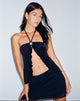 imagen de Janar Halterneck Butterfly Top in Black