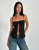 Imagen de Jastipa Longline Butterfly Top en Negro