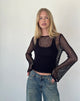 Imagen de Jessamyn Open Knit Jumper Negro