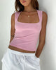 imagen de Jinsu Crop Top en Lycra Rosa Flamingo