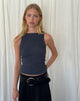 Imagen de Jiselle Knitted Tank Top in Dark Charcoal