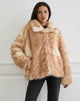 Imagen de la chaqueta Joji en estampado Bambi beige