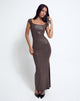 Imagen de Jolita Maxi Dress in Brown Shimmer