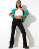 imagen de Jopan Flare Trouser en Twill Negro