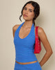 Imagen de Jules Top de rayas azul de toalla