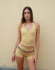 imagen de Jules Top en Jersey a Rayas Amarillo Gris