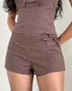 Imagen de Blazy Tie Short en Lino Topo