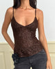 Imagen de Karka Cami Top en Drape Sequin Marrón