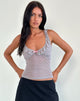 Imagen de Kavya Top en Gris Flock Corazón