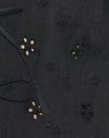 Flor Broderie Negro