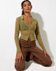 Imagen de la camisa Kelly en Mesh Oliva