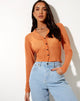 Imagen de la camisa Kelly en malla naranja