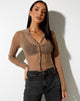 Imagen de la camisa Kelly en Mesh Taupe