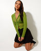 Imagen de la camisa Kelly en malla Wasabi