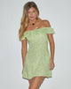 Imagen de Kenja Mini Vestido Bardot en Paisley Retro Lima
