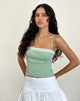 Imagen de Kinaya Cami Top en cuadros azules y amarillos