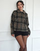 Imagen de Kisaki Swing Coat in Check Yellow