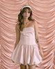 imagen de Krayofa Puffball Mini Dress in Baby Pink