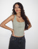 imagen de Kye Corset Top en Gris Ceniza
