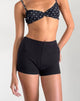 imagen de Kyomi Shorts en negro acanalado