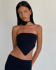 Imagen de Ladshe Bandeau Top in Lycra Negro