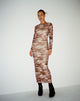 imagen de Laura Midi Dress in Camo