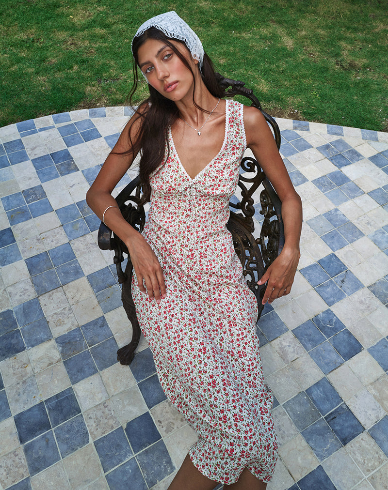 Vestido Lavisha Midi en Pretty Ditsy