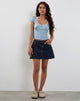 Imagen de Laz Top en Ditsy Rose Blue