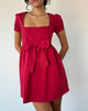 Imagen del minivestido Leshiana de popelina Adrenaline rojo