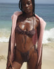 imagen de la braguita de bikini Leyna en color café