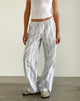 Imagen del pantalón Lirura de raya vertical gris