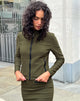 Imagen de la chaqueta Livia en Tailoring Army Green