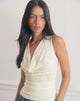 Imagen de Losa Cuello redondo Floral Crema