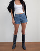 Imagen de Low Rise Denim Hot Pants in Bay Blue