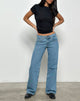 Imagen de Low Rise Parallel Jeans in Blue Stone