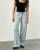 Imagen de Low Rise Parallel Jeans In Extreme Light Wash Blue